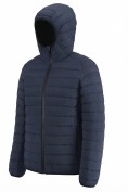 Оптом Куртка мужская стёганая с капюшоном с графеновой подкладкой темно-синего цвета 9625_1TS, фото 2