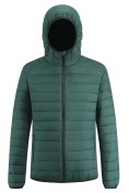 Оптом Куртка мужская стёганая с капюшоном с графеновой подкладкой зеленого цвета 9625_1Z