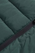 Оптом Куртка мужская стёганая с капюшоном с графеновой подкладкой зеленого цвета 9625_1Z, фото 13