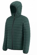 Оптом Куртка мужская стёганая с капюшоном с графеновой подкладкой зеленого цвета 9625_1Z, фото 2