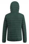 Оптом Куртка мужская стёганая с капюшоном с графеновой подкладкой зеленого цвета 9625_1Z, фото 4