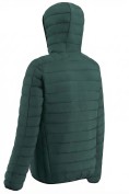 Оптом Куртка мужская стёганая с капюшоном с графеновой подкладкой зеленого цвета 9625_1Z, фото 5