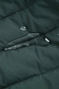 Оптом Куртка мужская стёганая с капюшоном с графеновой подкладкой зеленого цвета 9625_1Z, фото 9