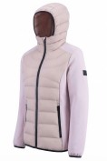 Оптом Куртка женская гибридная стёганая с капюшоном с графеновой подкладкой розового цвета 9626_1R, фото 6