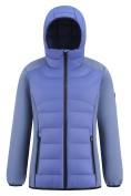Оптом Куртка женская гибридная стёганая с капюшоном с графеновой подкладкой синего цвета 9626_1S