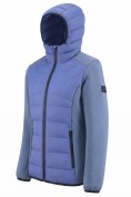 Оптом Куртка женская гибридная стёганая с капюшоном с графеновой подкладкой синего цвета 9626_1S, фото 6