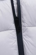 Оптом Куртка женская гибридная стёганая с капюшоном с графеновой подкладкой серого цвета 9626_1Sr, фото 12