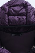 Оптом Куртка женская гибридная стёганая с капюшоном с графеновой подкладкой темно-фиолетового цвета 9626_1TF, фото 14