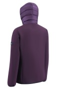 Оптом Куртка женская гибридная стёганая с капюшоном с графеновой подкладкой темно-фиолетового цвета 9626_1TF, фото 5