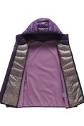 Оптом Куртка женская гибридная стёганая с капюшоном с графеновой подкладкой темно-фиолетового цвета 9626_1TF, фото 7