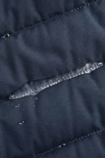 Оптом Куртка мужская гибридная стёганая с капюшоном с графеновой подкладкой синего цвета 9627_1S, фото 8