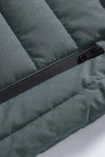 Оптом Куртка мужская удлинённая стёганая с капюшоном и графеновой подкладкой цвета хаки 9629_1Kh, фото 13