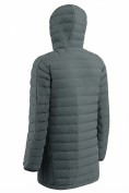 Оптом Куртка мужская удлинённая стёганая с капюшоном и графеновой подкладкой цвета хаки 9629_1Kh, фото 5