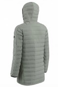 Оптом Куртка мужская удлинённая стёганая с капюшоном и графеновой подкладкой зеленого цвета 9629_1Z, фото 5