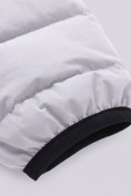 Оптом Удлинённая стёганая куртка для мальчика с теплоотражающей подкладкой серого цвета 9629_3Sr, фото 11
