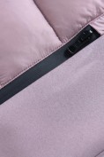 Оптом Куртка женская гибридная стёганая с капюшоном с графеновой подкладкой розового цвета 9630_1R, фото 9