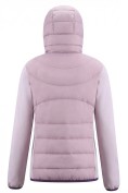 Оптом Куртка женская гибридная стёганая с капюшоном с графеновой подкладкой розового цвета 9630_1R, фото 4