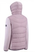 Оптом Куртка женская гибридная стёганая с капюшоном с графеновой подкладкой розового цвета 9630_1R, фото 5