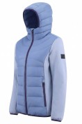 Оптом Куртка женская гибридная стёганая с капюшоном с графеновой подкладкой синего цвета 9630_1S, фото 2