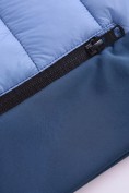 Оптом Гибридная куртка для девочки с графеновой подкладкой синего цвета 9630_2S, фото 3