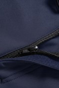 Оптом Мужские утепленные брюки из софтшелла с флисом и регулируемым ремнем темно-синего цвета 9633_1TS, фото 13