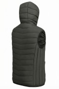 Оптом Мужской лёгкий стёганый жилет Valianly с капюшоном цвета хаки 9635_1Kh, фото 9