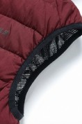 Оптом Женский лёгкий стёганый жилет Valianly с капюшоном бордового цвета 9636_2Bo, фото 15