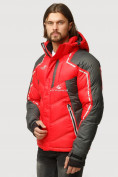 Оптом Куртка зимняя мужская красного цвета 9648Kr, фото 3