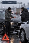 Оптом Мужская зимняя стёганая куртка с графеновой подкладкой цвета хаки 9651Kh, фото 3