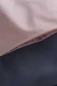 Оптом Куртка для девочки стёганая зимняя с капюшоном синего цвета 9656_2S, фото 10
