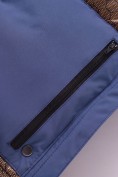 Оптом Женская зимняя парка с графеновой подкладкой синего цвета 9658S, фото 10