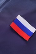 Оптом Женская зимняя парка с графеновой подкладкой темно-синего цвета 9658TS, фото 14