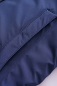Оптом Женская зимняя парка с графеновой подкладкой темно-синего цвета 9658TS, фото 8