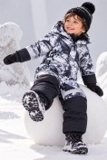 Оптом Комбинезон горнолыжный зимний для мальчика белого цвета 9661Bl
