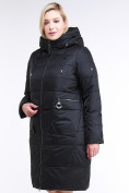 Оптом Куртка зимняя женская классическая черного цвета 98-920_701Ch в Омске, фото 3