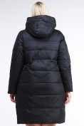 Оптом Куртка зимняя женская классическая черного цвета 98-920_701Ch, фото 4