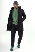 Оптом Куртка удлинённая мужская зимняя черного цвета 99777Ch в Екатеринбурге, фото 25