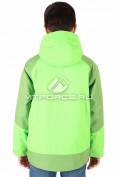 Оптом Куртка мальчик три в одном зеленого цвета B01Sl, фото 4