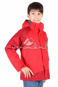 Оптом Куртка мальчик три в одном красного цвета B01Kr, фото 3