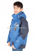 Оптом Куртка мальчик три в одном синего цвета B01S, фото 4