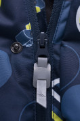 Оптом Горнолыжный костюм подростковый для мальчика темно-синего цвета 8915TS в Сочи, фото 8