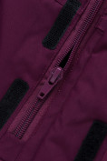 Оптом Горнолыжный костюм детский фиолетового цвета 8912F в Волгоградке, фото 26