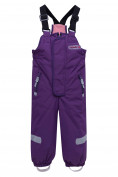 Оптом Горнолыжный костюм детский фиолетового цвета 8912F в Волгоградке, фото 4
