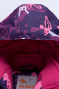Оптом Горнолыжный костюм для ребенка фиолетового цвета 8928F, фото 7