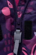 Оптом Горнолыжный костюм для ребенка фиолетового цвета 8928F в Казани, фото 8