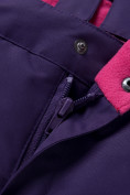 Оптом Горнолыжный костюм для ребенка фиолетового цвета 8928F, фото 18