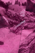 Оптом Комбинезон для девочки зимний фиолетового цвета 8908F в Новосибирске, фото 14