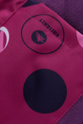 Оптом Горнолыжный костюм подростковый для девочки фиолетового цвета 8916F в Казани, фото 16
