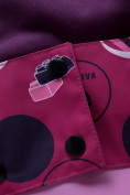 Оптом Горнолыжный костюм подростковый для девочки фиолетового цвета 8916F, фото 17