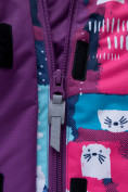 Оптом Горнолыжный костюм для ребенка фиолетового цвета 8926F в Екатеринбурге, фото 13